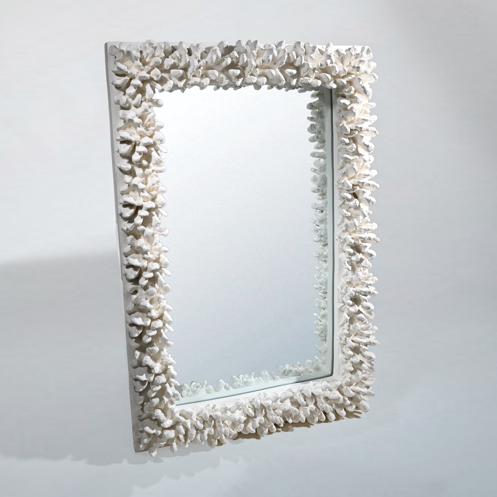 Marbella White Coral Mirror