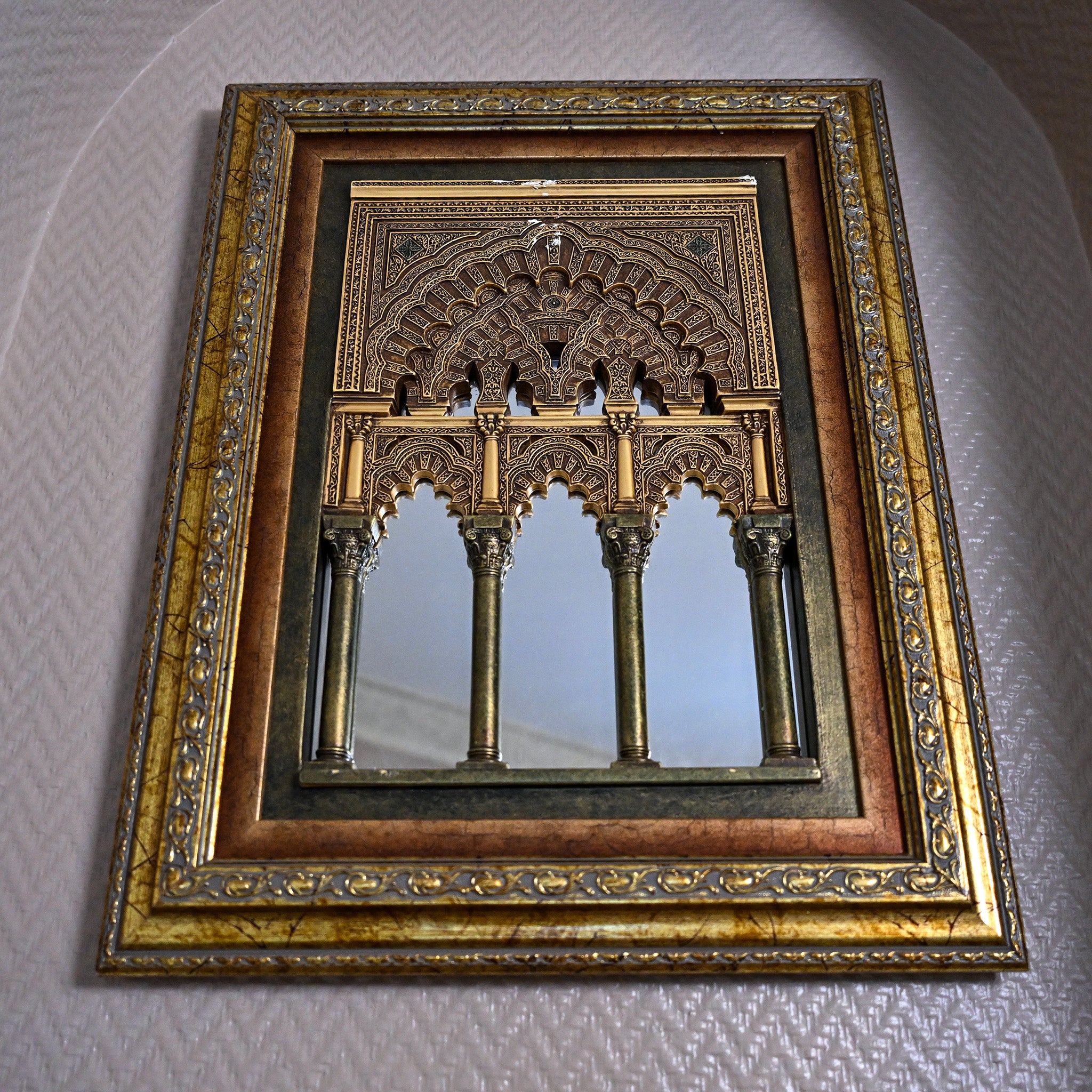 Andalusian Revival – Handcrafted Mudejar Archway Mirror