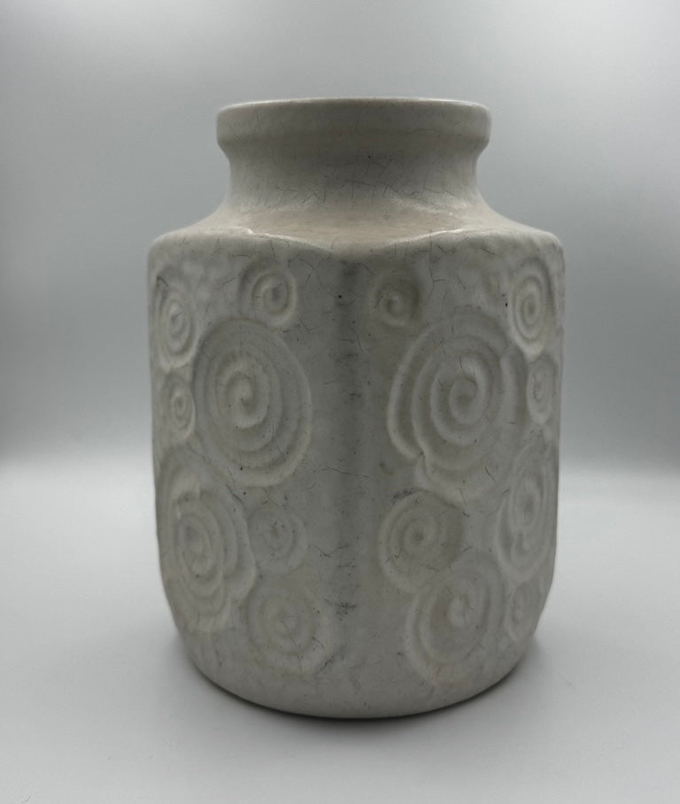 Labyrinth Scheurich Vase Ceramic White