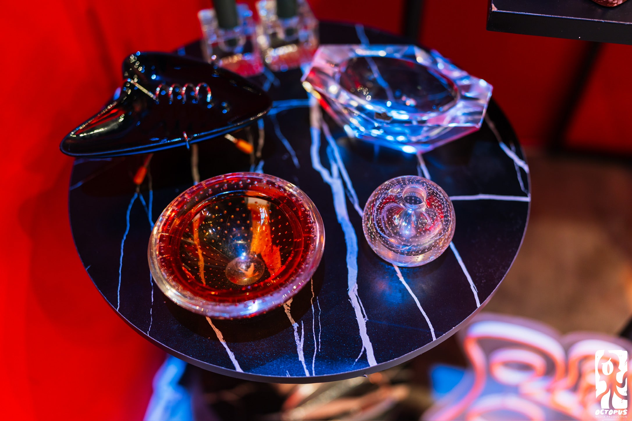 1960s Murano Controlled Bubble Glass Bowl