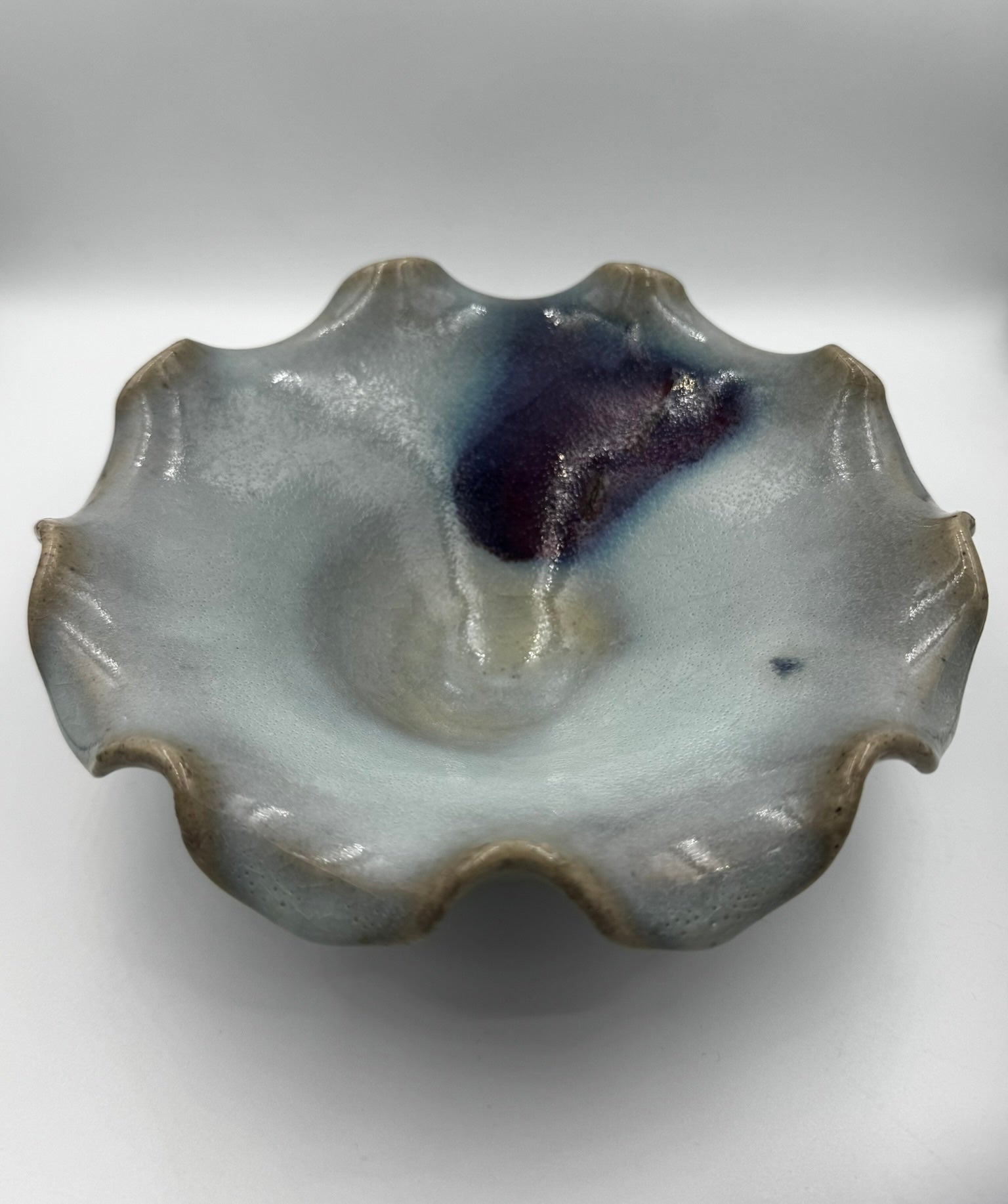 Rare Chinese Jun Kiln Glaze Lotus Bowl