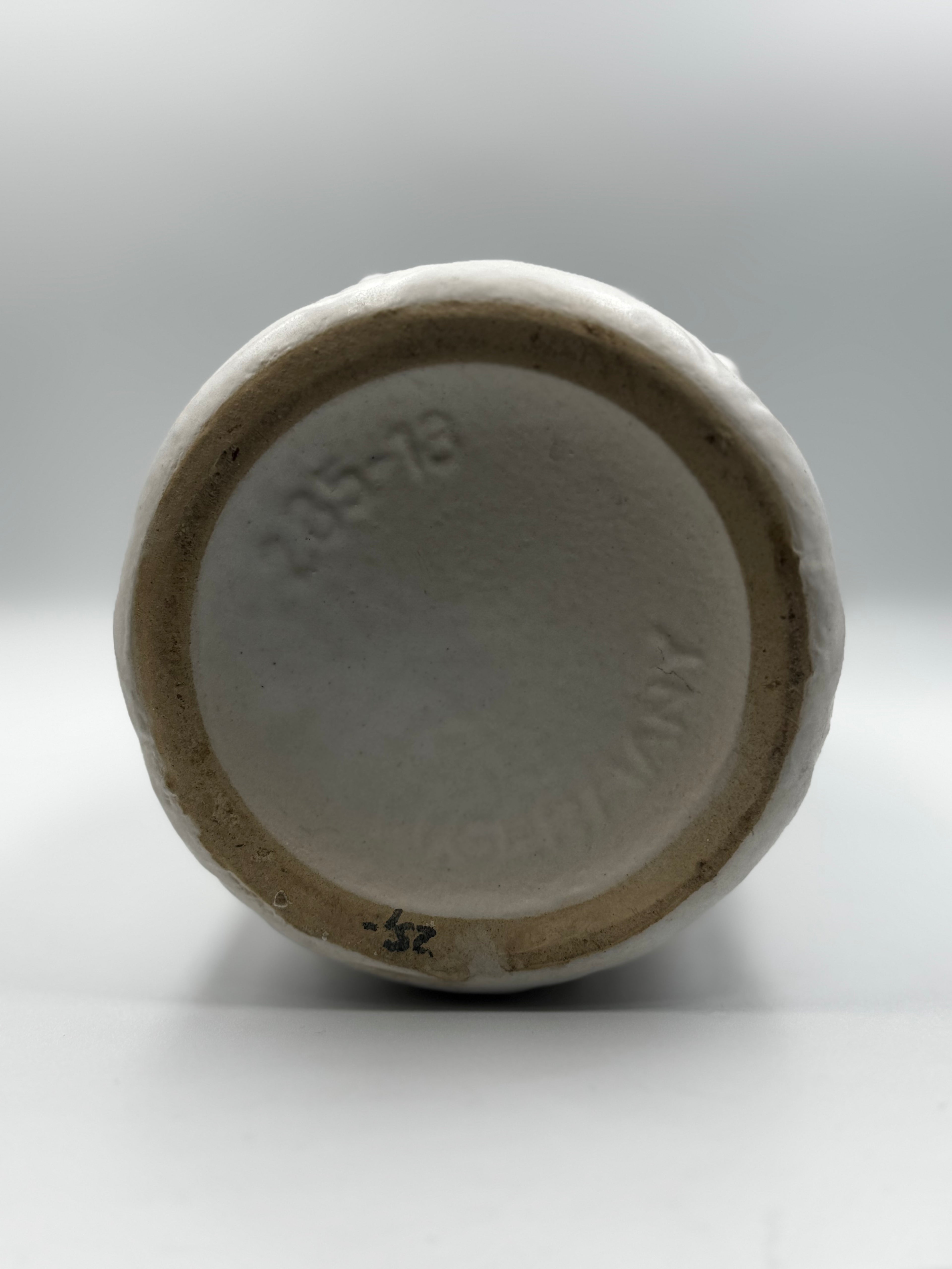 Small Scheurich Vase Ceramic White