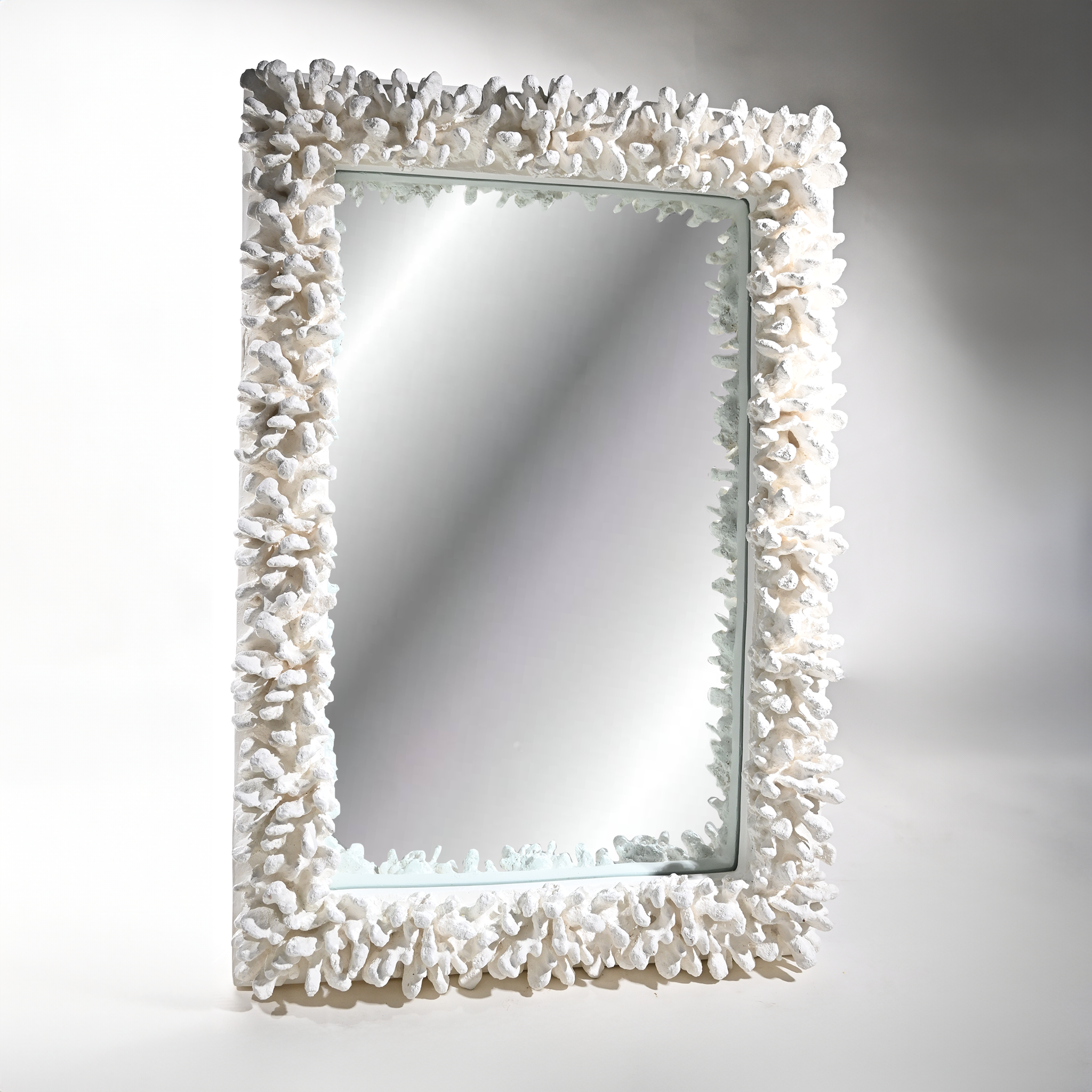 Marbella White Coral Mirror