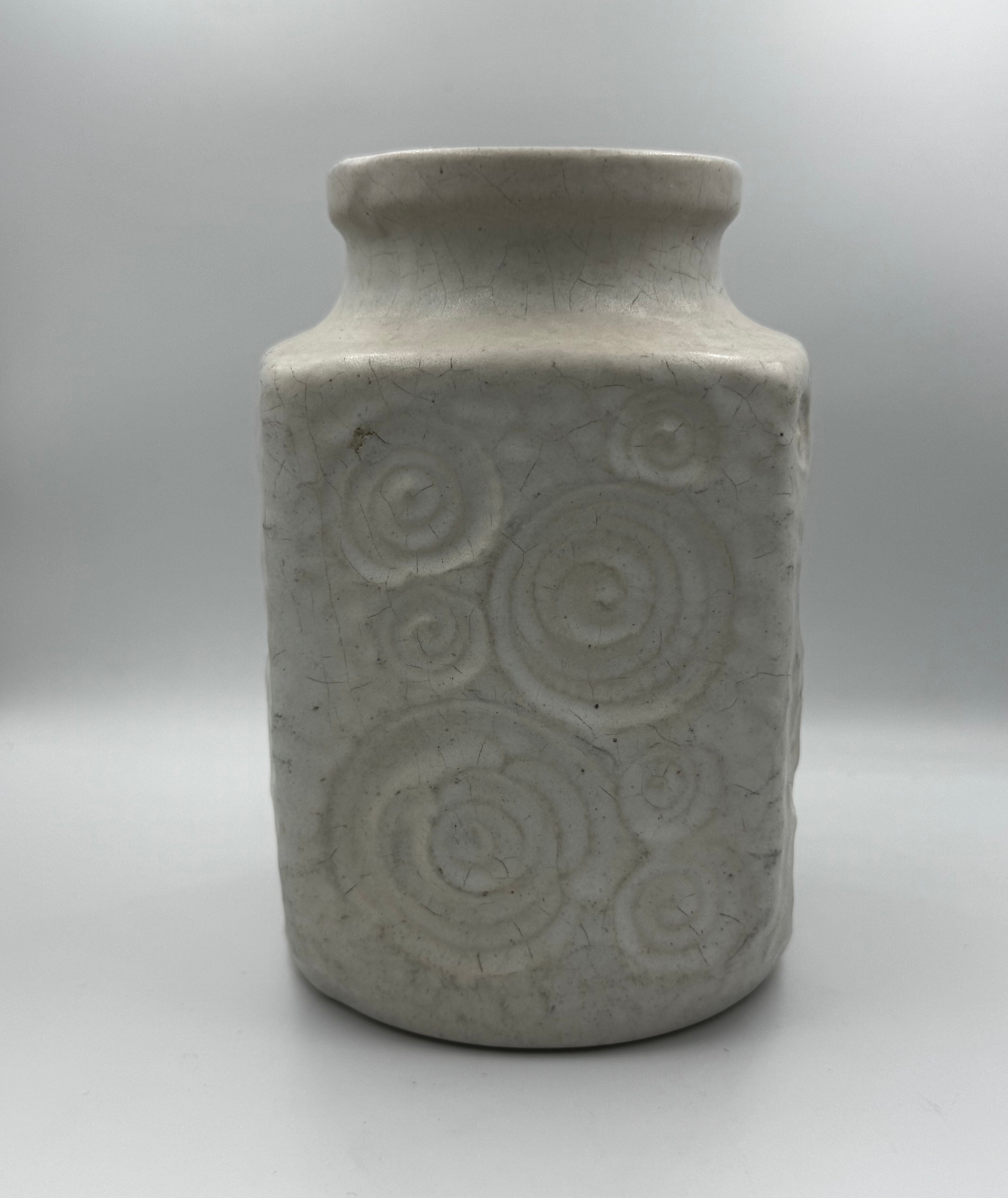 Labyrinth Scheurich Vase Ceramic White