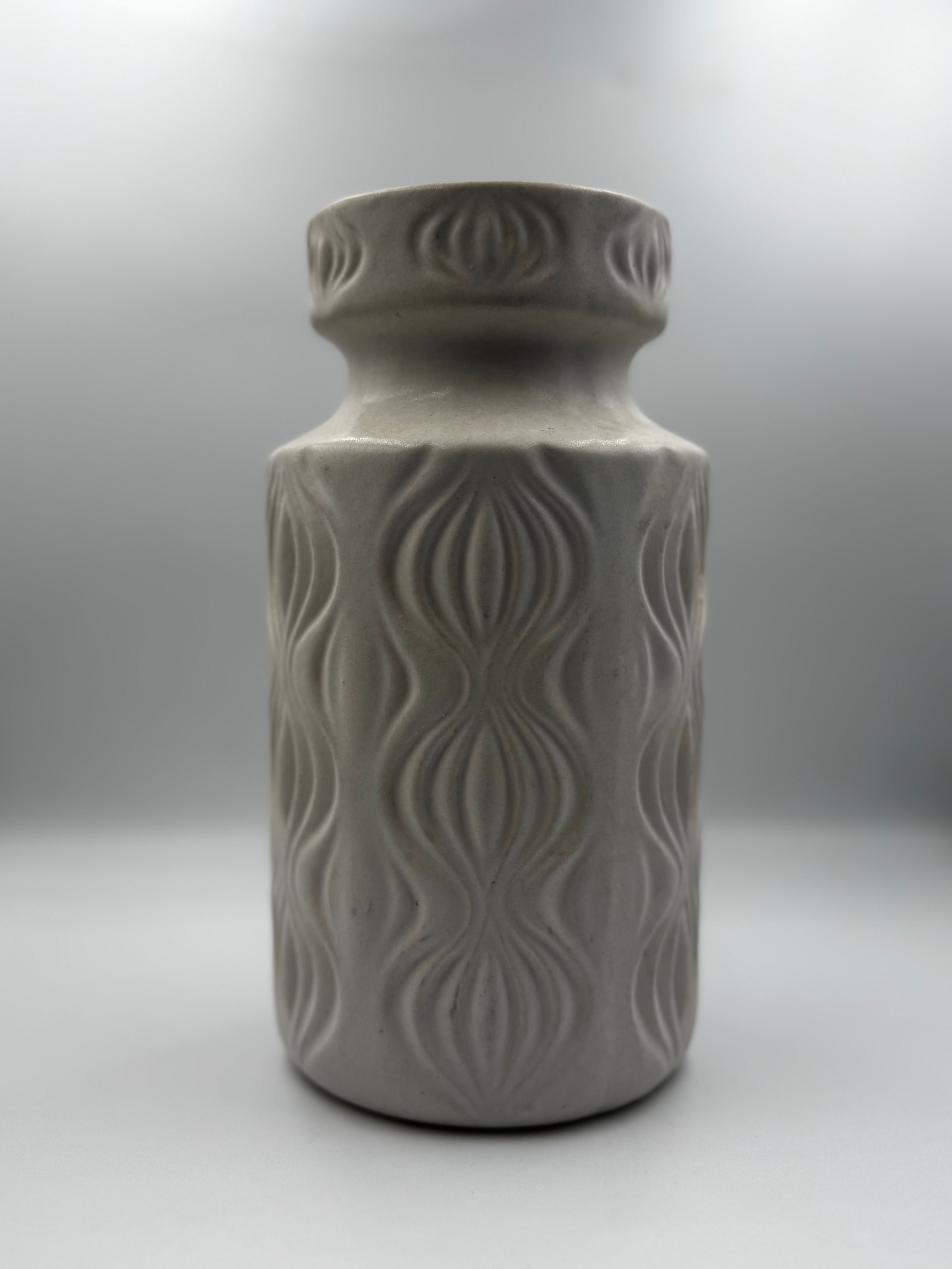 Small Scheurich Vase Ceramic White