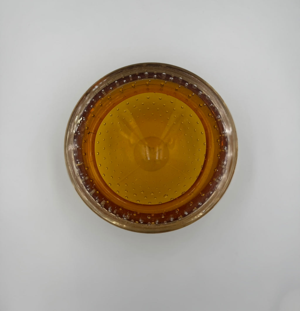 1960s Murano Controlled Bubble Glass Bowl