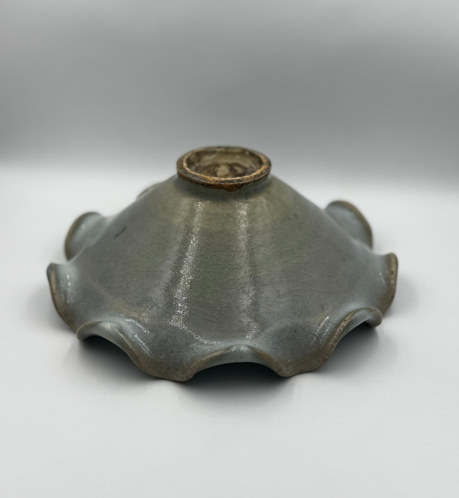Rare Chinese Jun Kiln Glaze Lotus Bowl