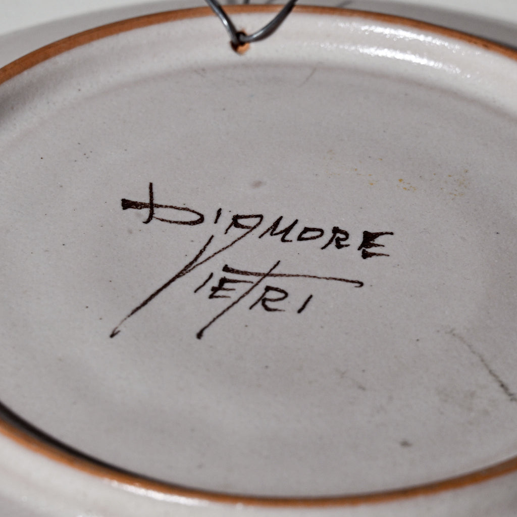 Ceramica D’Amore Vietri – Mid-Century Italian Hand-Painted Decorative Plate