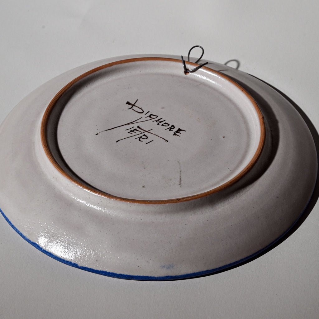 Ceramica D’Amore Vietri – Mid-Century Italian Hand-Painted Decorative Plate