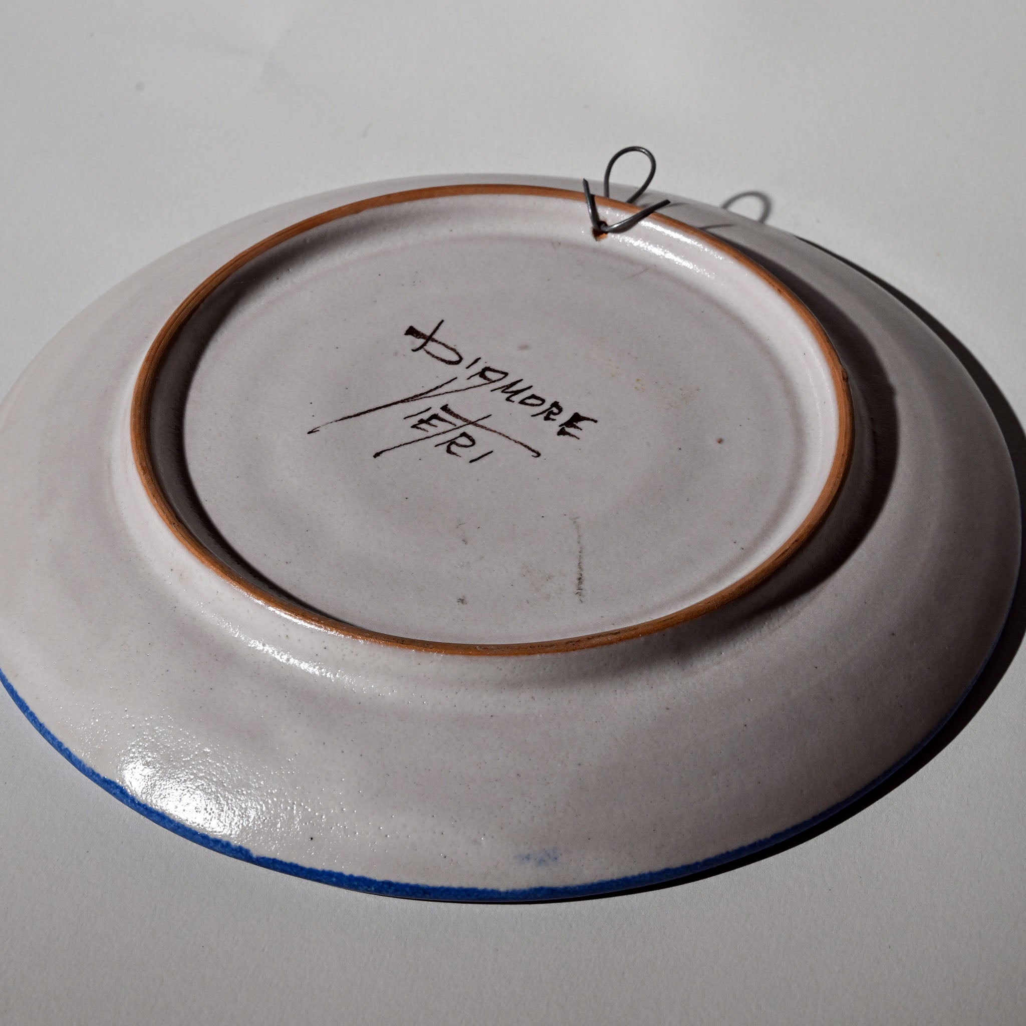 Ceramica D’Amore Vietri – Mid-Century Italian Hand-Painted Decorative Plate