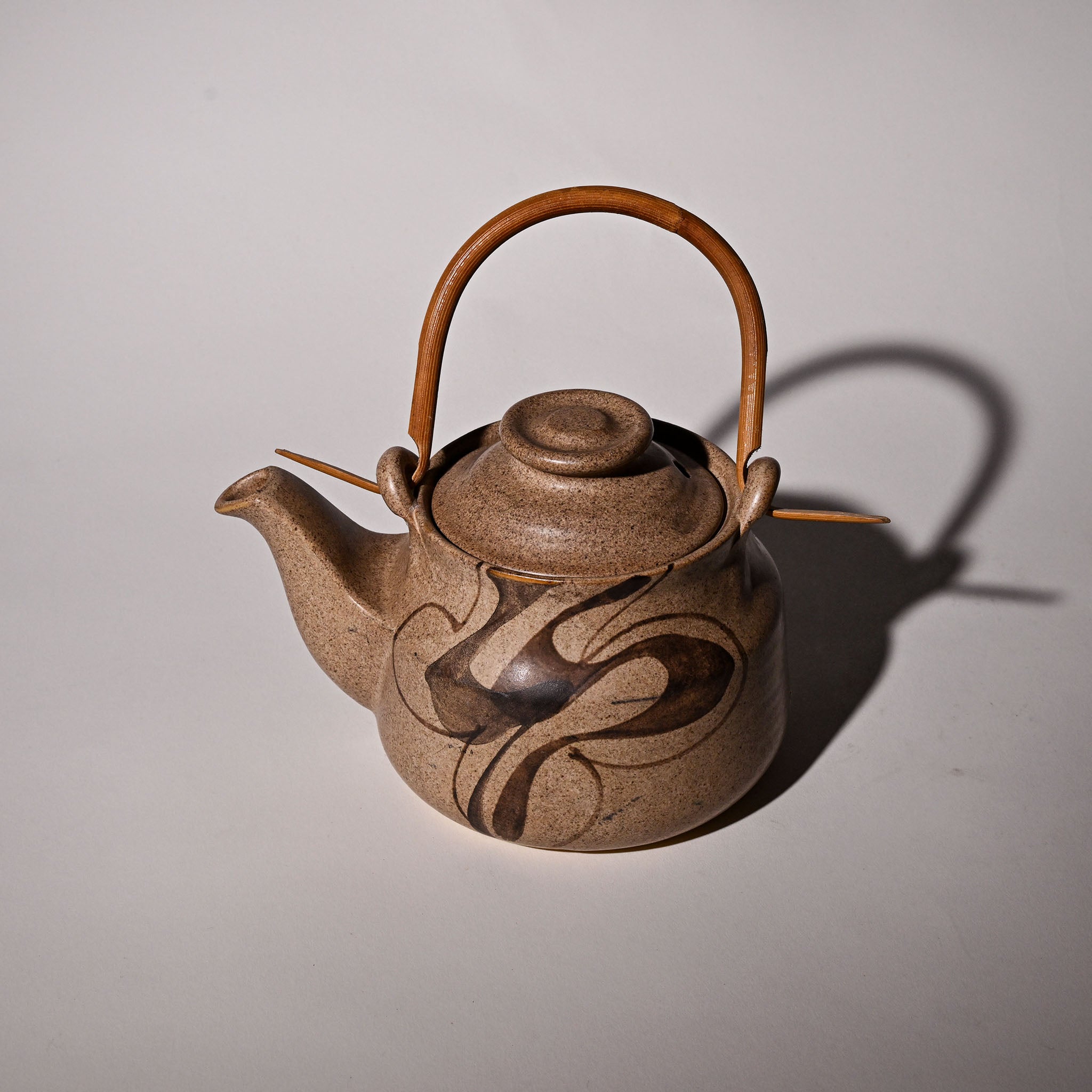 Vintage 1970s Scottish Studio Pottery Teapot by Barbara Davidson – Larbert Pottery