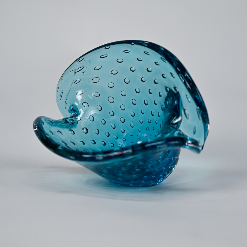 Murano Glass Sommerso Ashtray by Archimede Seguso