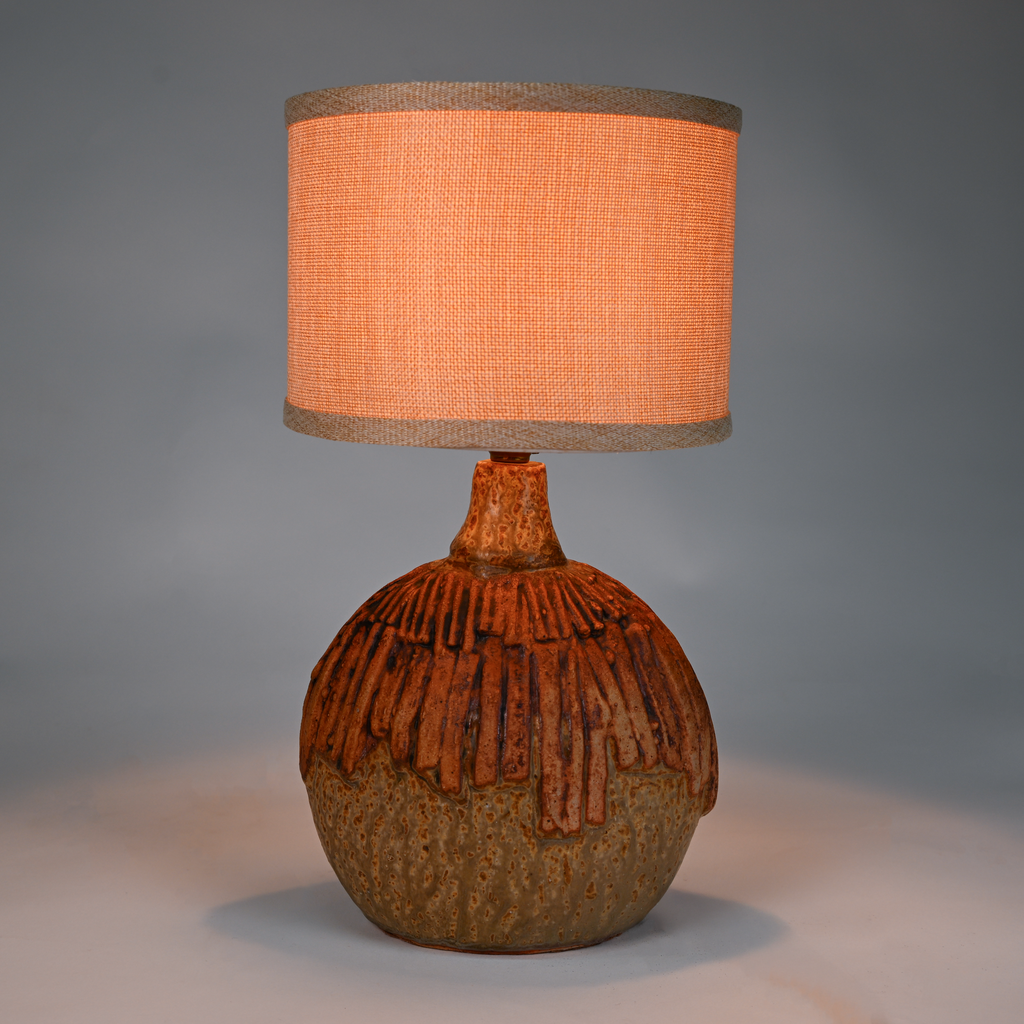 Signed Bernard Rooke Table Lamp, England circa 1970