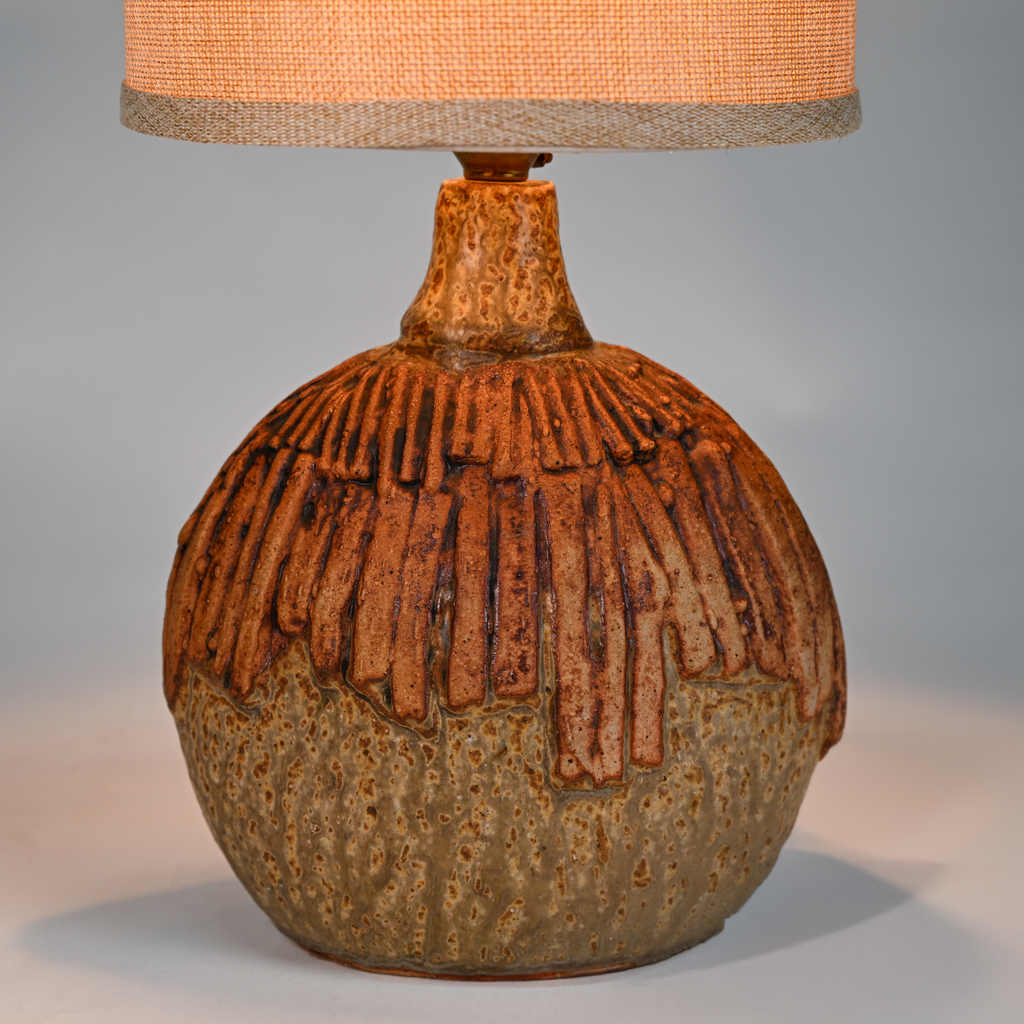 Signed Bernard Rooke Table Lamp, England circa 1970