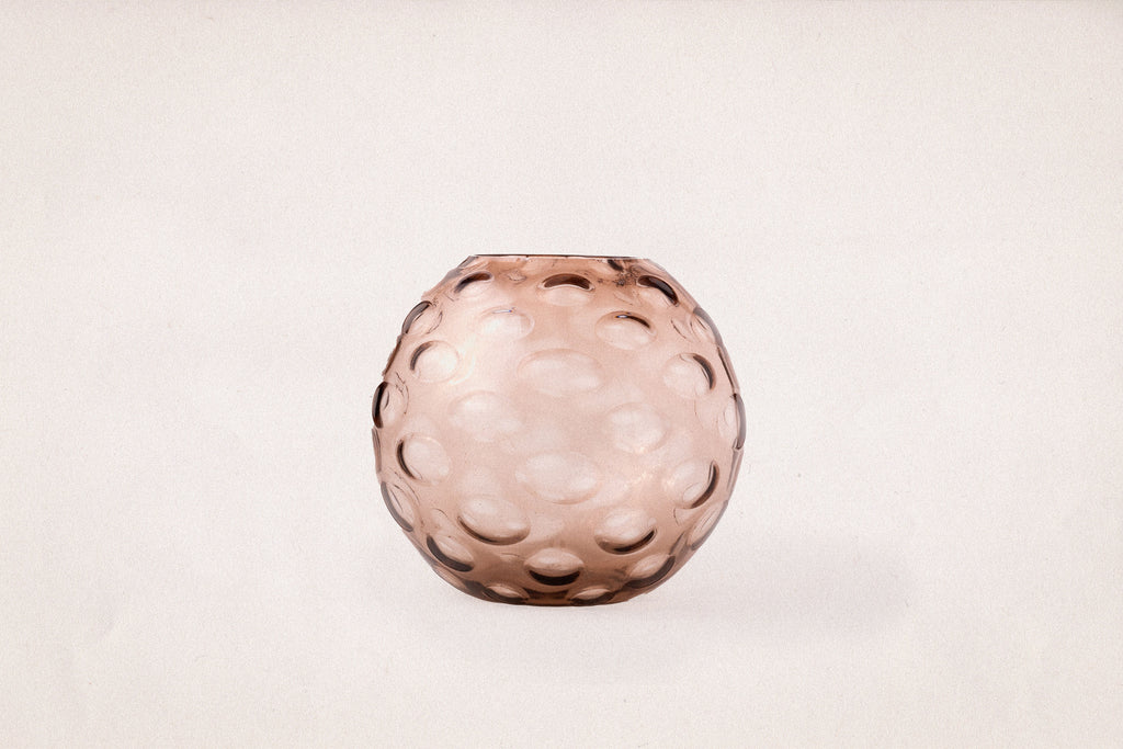 1970s Bubble Glass Vase