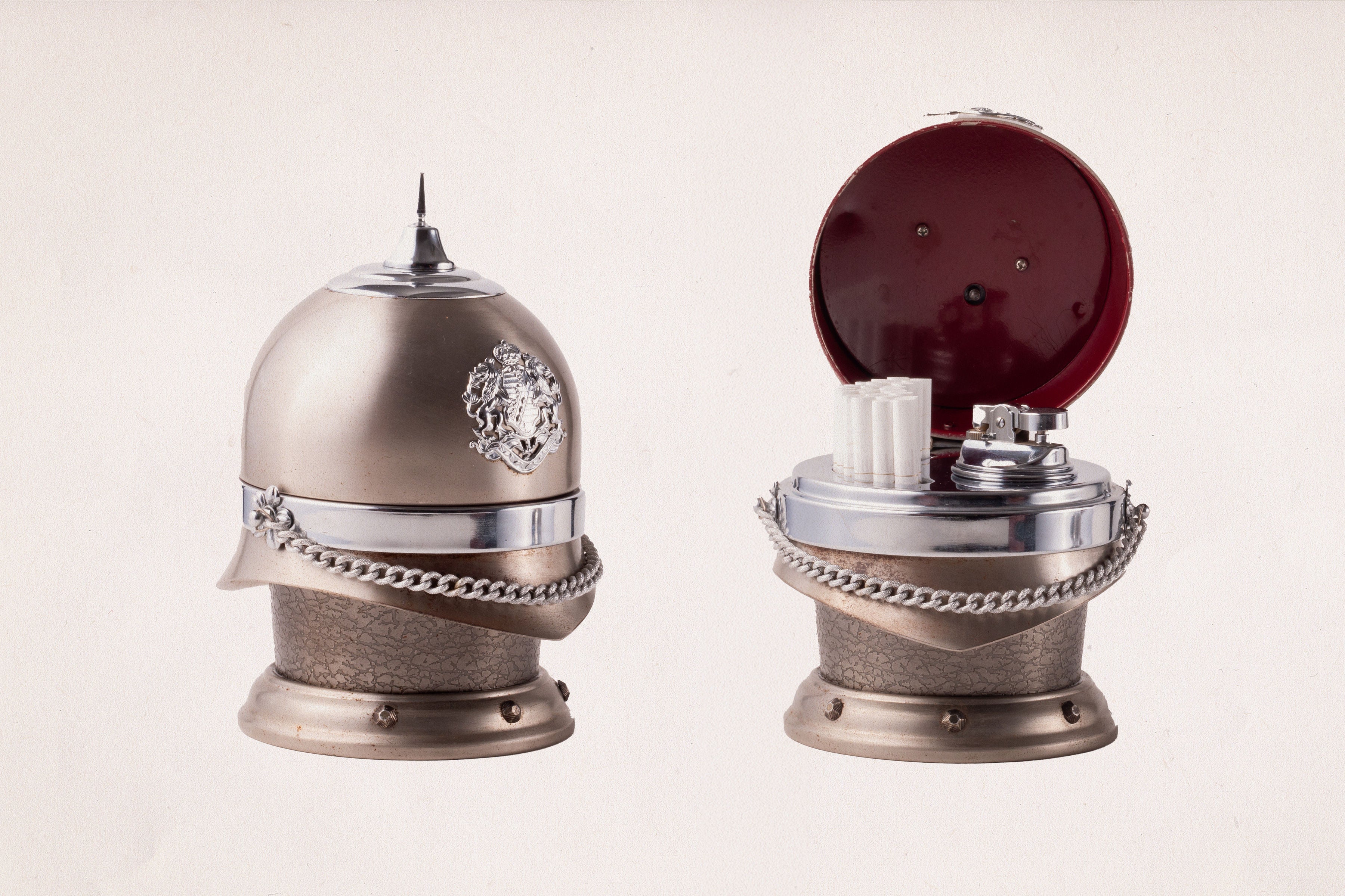 1965s Knight Helmet Cigarette Holder & Lighter
