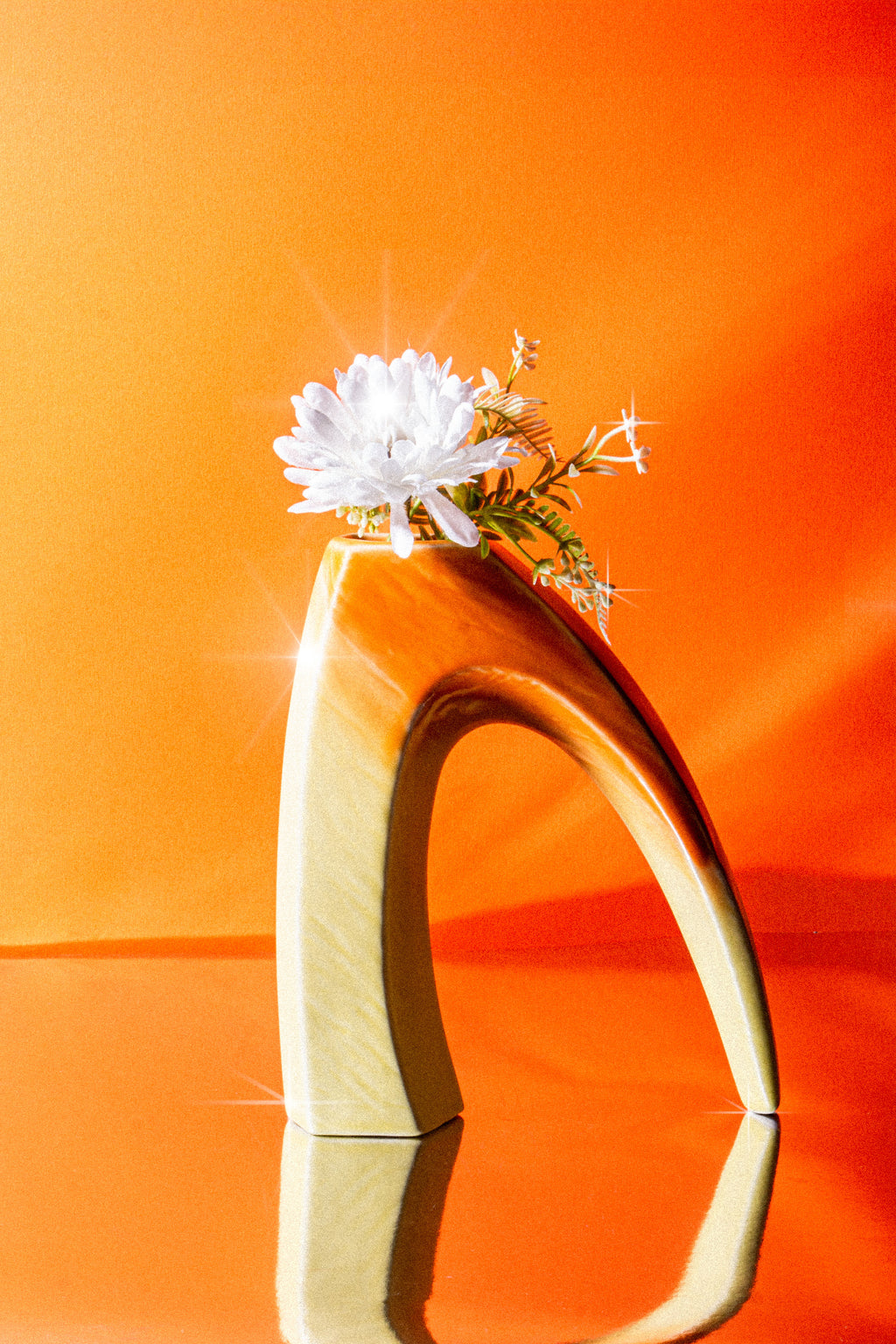 1960s Toyo Ikebana Arch Vase