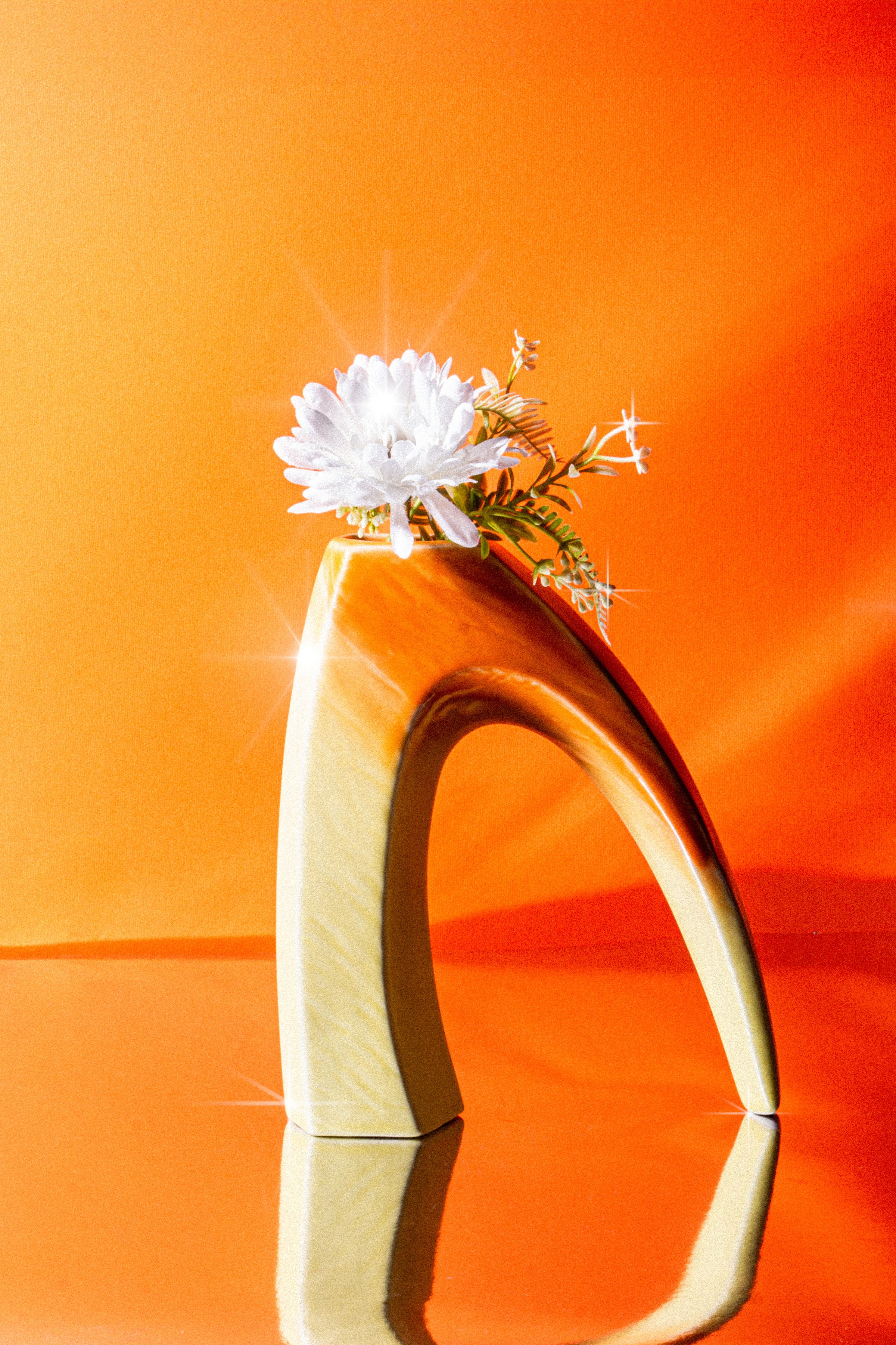 1960s Toyo Ikebana Arch Vase