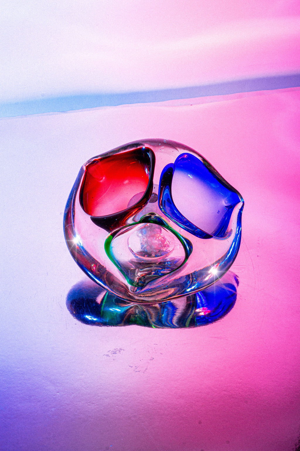 1960s Murano Art Glass Ashtray