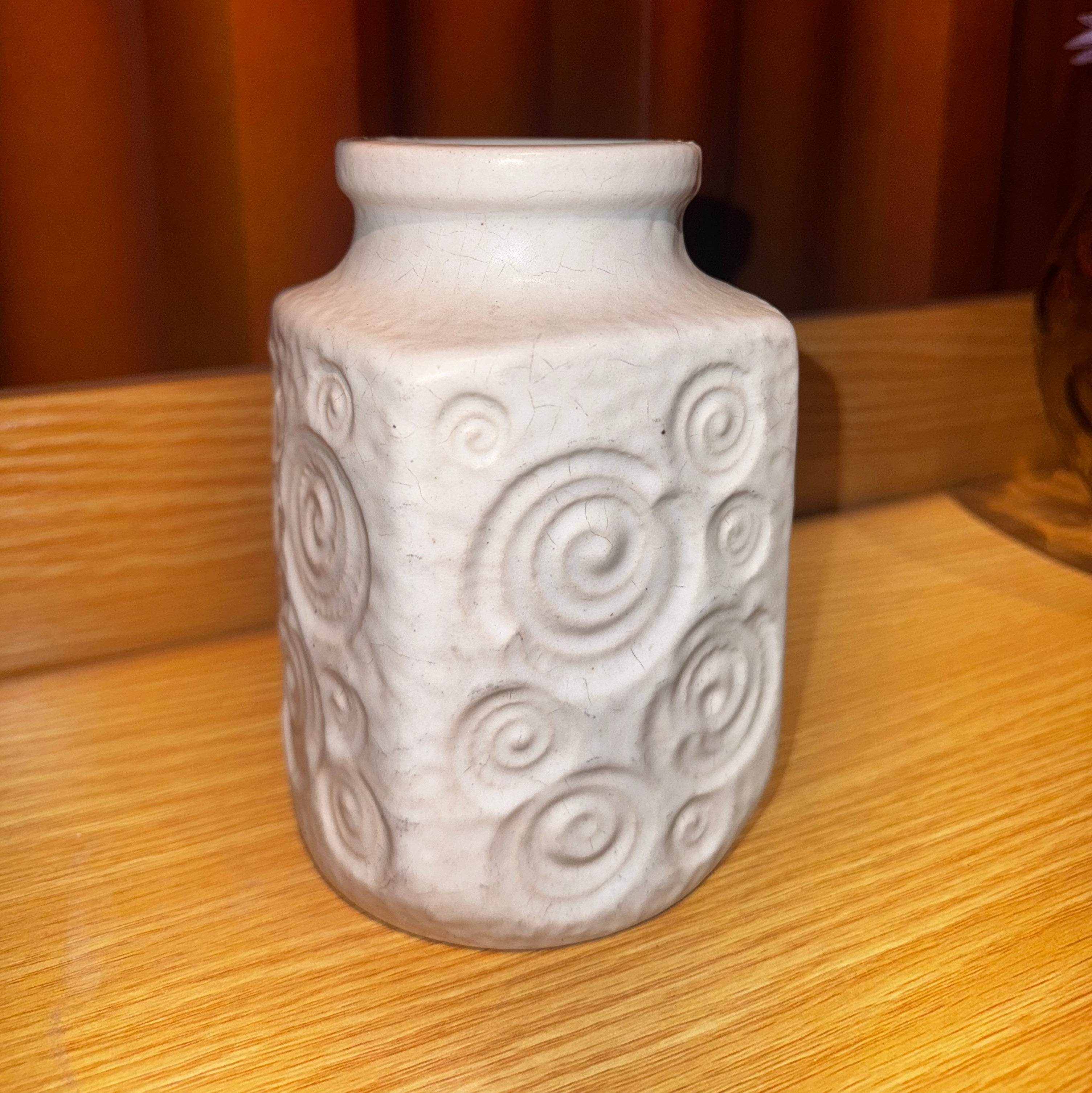 Labyrinth Scheurich Vase Ceramic White