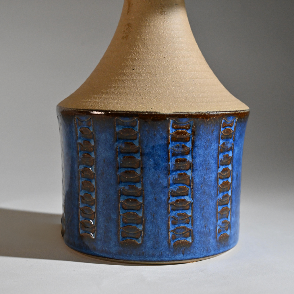 Signed Søholm Stentøj, Maria Phillip, Ceramic Table Lamp, Denmark