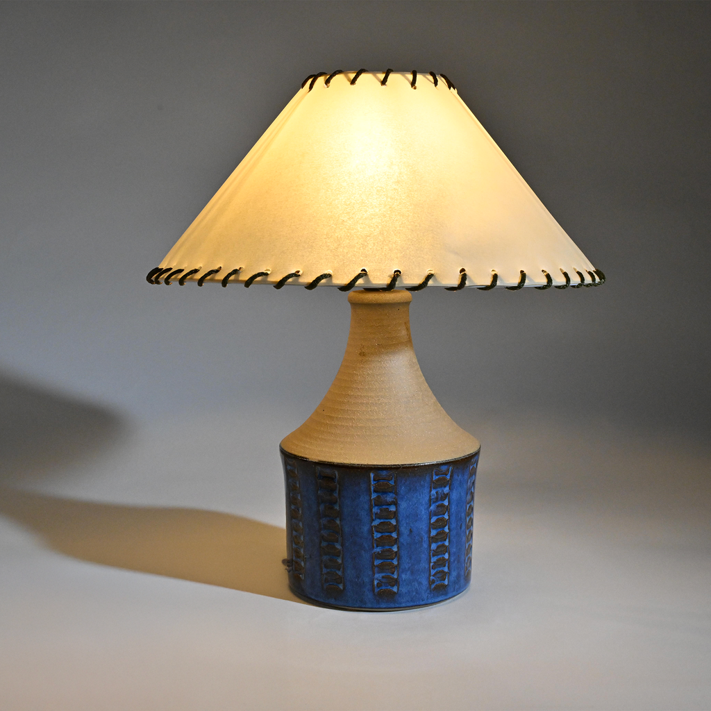 Signed Søholm Stentøj, Maria Phillip, Ceramic Table Lamp, Denmark