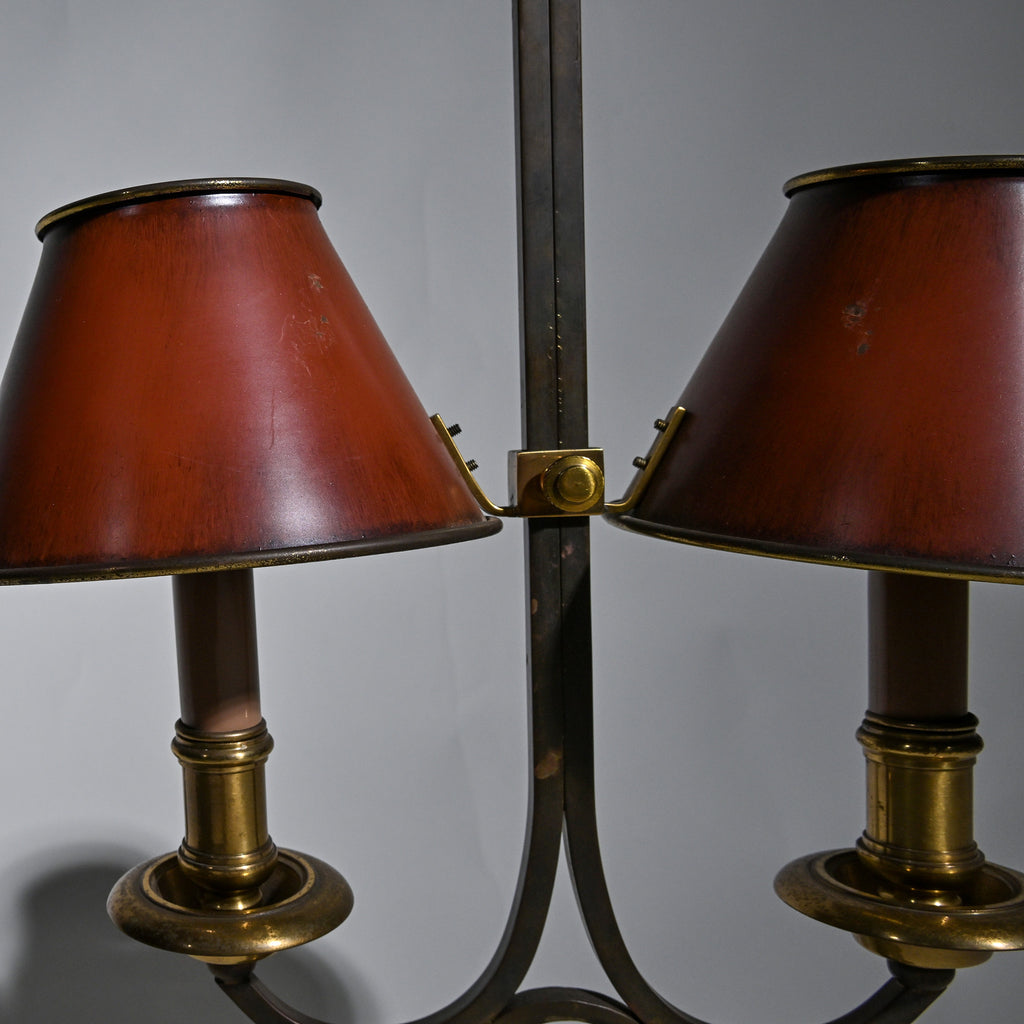 Vintage French Bouillotte-Style Table Lamp