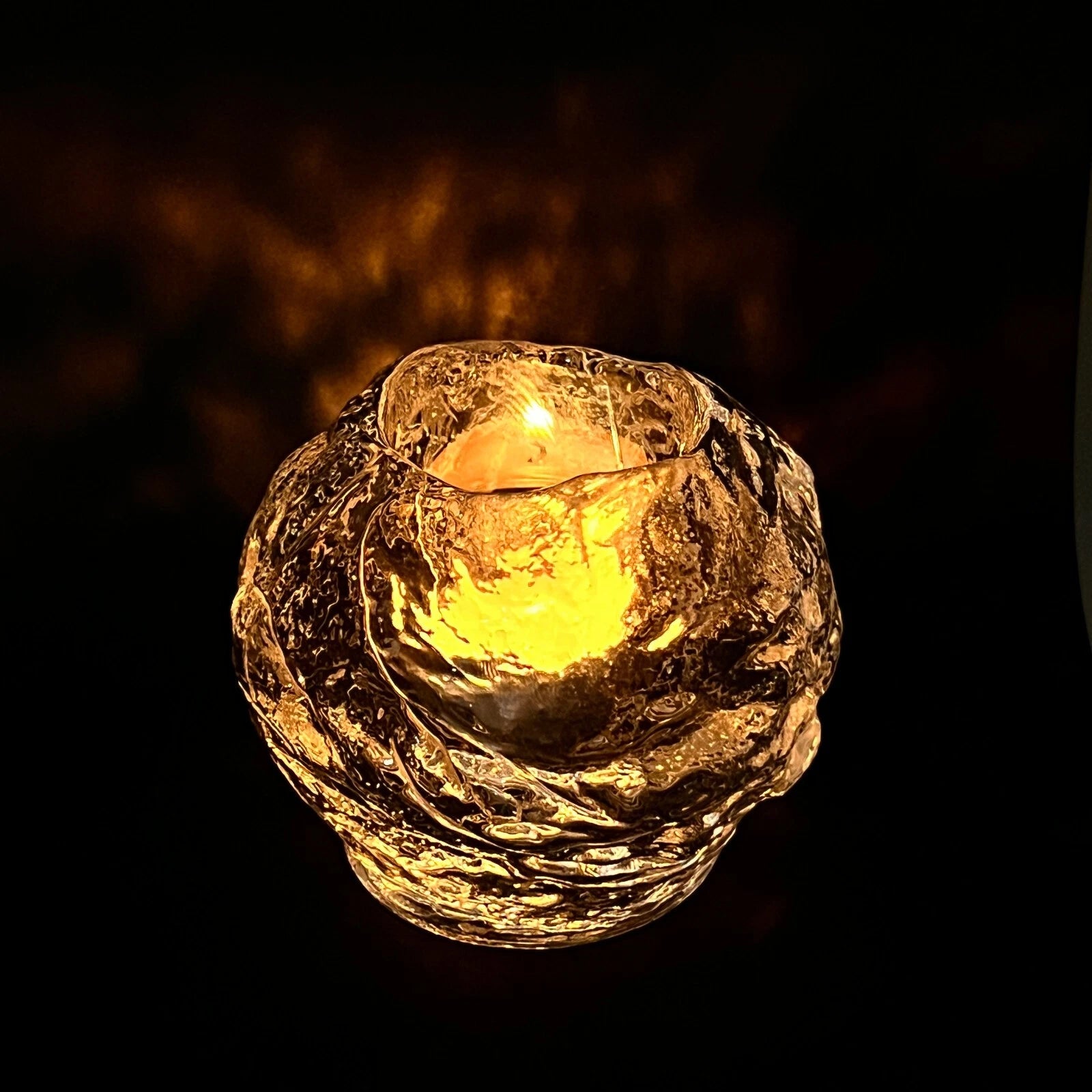 Kosta Boda “Snowball” Votive Candle Holder by Ann Wärff,